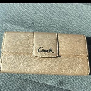 Coach Gold Wallet